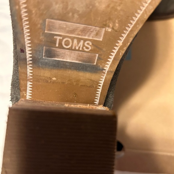 Toms Leila Forest Suede Booties size 7.5 - Picture 4 of 7